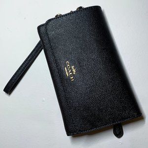 [Like New] COACH Black Long Wallet